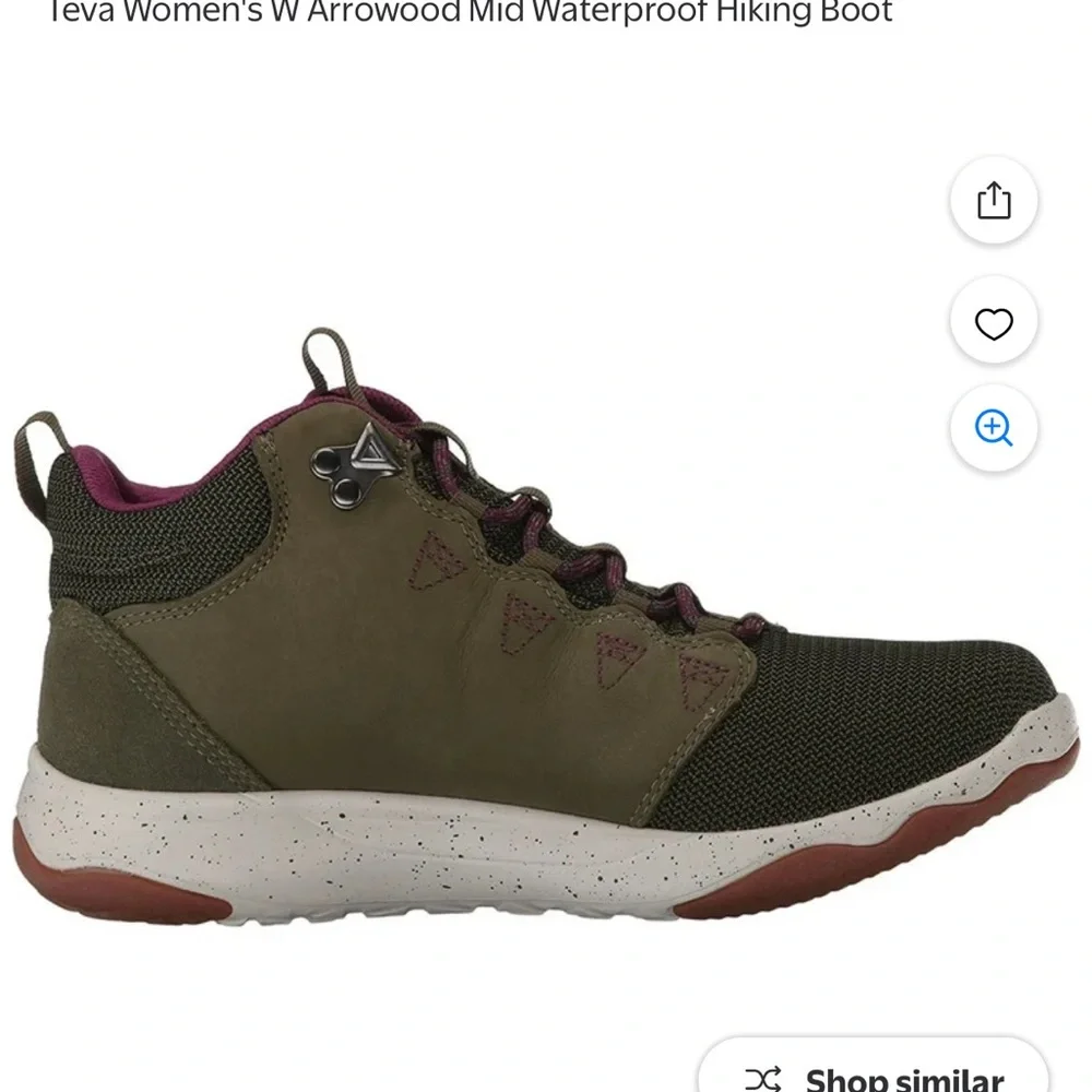 Teva Women's Olive Waterproof Winter Boots - Picture 7 of 11